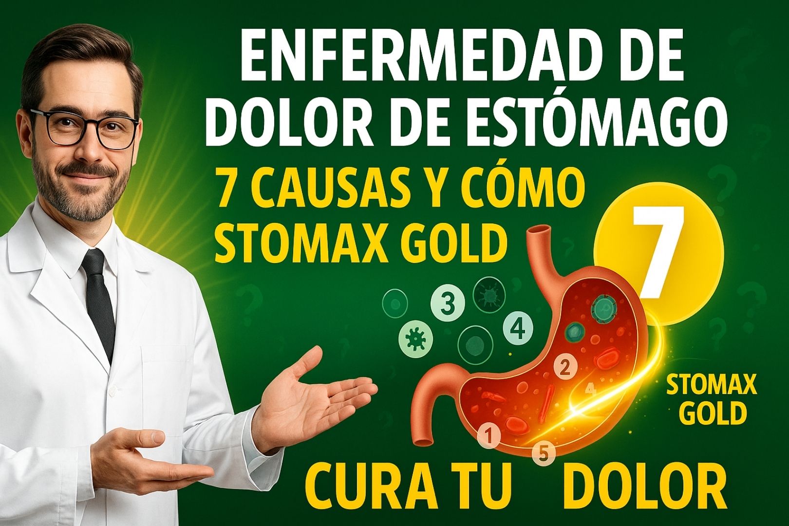 Enfermedad de Dolor de Estómago – 7 Causas y Cómo Stomax Gold Cura tu Dolor
