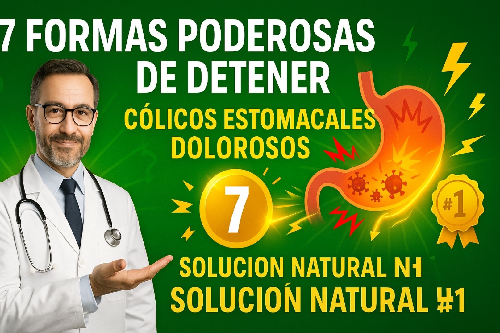 7 Formas Poderosas de Detener Cólicos Estomacales Dolorosos – Solución Natural #1